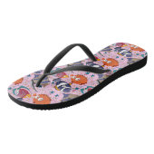 Patroon waterdieren | leven onder water in de ocea teenslippers (Schuin)