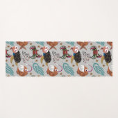 Patroon waterdieren | leven onder water in de ocea yogamat (Voorkant (horizontaal))