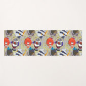 Patroon waterdieren | leven onder water in de ocea yogamat (Voorkant (horizontaal))