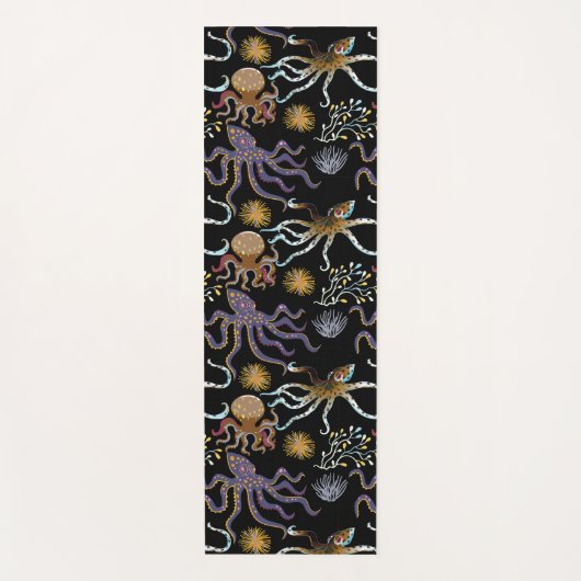 Patroon waterdieren | leven onder water in de ocea yogamat (Voorkant)