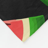 Patroon Watermeloen Fleece Deken (Hoek)