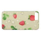 patroon waterverf aardbeien Case-Mate iPhone case (Achterkant (Horizontaal))