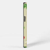 patroon waterverf aardbeien iPhone hoesje (Rechterkant)