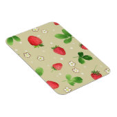 patroon waterverf aardbeien magneet (Rechterzijde)