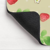patroon waterverf aardbeien muismat (Hoek)