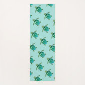 Patroon waterverf Zee Yogamat (Voorkant)