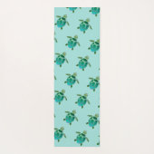 Patroon waterverf Zee Yogamat (Achterkant)