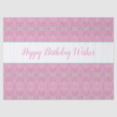 Patroon weefsel papier met gelukkige verjaardag we (Voorkant)