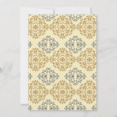 patroon westerne uitnodiging voor bruiloft (Achterkant)