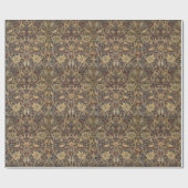  Patroon William Morris Bullerswood Brown Cadeaupapier (Vlak)
