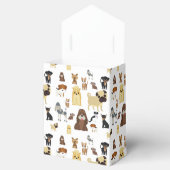 patroon witte achtergrond bedankdoosjes (Geopend)