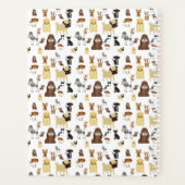 patroon witte achtergrond planner (Achterkant)