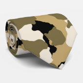 Patroon woestijn Sand Camouflage Stropdas (Opgerold)