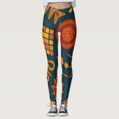 Patroon | Zazzle_Growshop. Leggings (Voorkant)