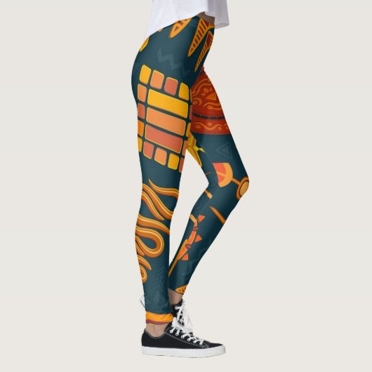 Patroon | Zazzle_Growshop. Leggings (Rechts)
