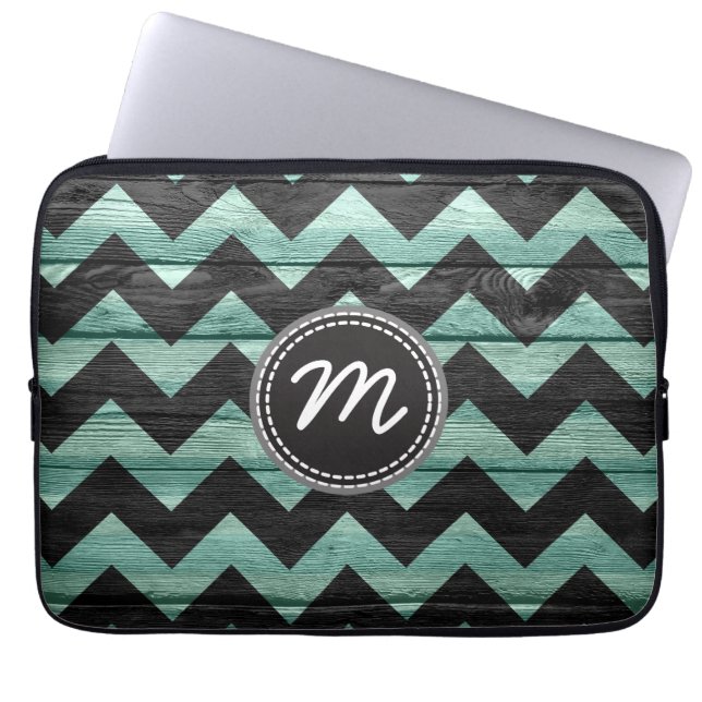  patroon zigzag #2 laptop sleeve (Voorkant)