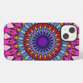 Patroon Zomer Mode Kleurrijk Vintage Trend iPhone Hoesje (Achterkant horizontaal)