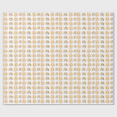 Patroon zon en regenboog cadeaupapier (Vlak)