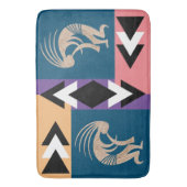 Patroon Zuidwest Kokopellis Badmat (Voorkant Verticaal)