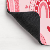 Patroonachtergrond Valentijn 2023 met hartliefde Muismat (Hoek)