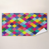 Patroonachtige Mode Kleurrijk - Moderne lenteships Badhanddoek (Badhanddoek)