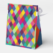 Patroonachtige Mode Kleurrijk - Moderne lenteships Bedankdoosjes (Achterkant)