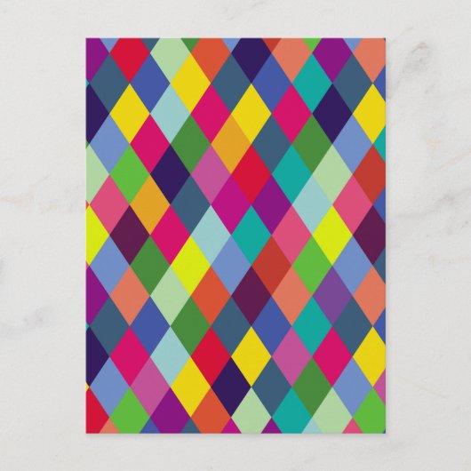 Patroonachtige Mode Kleurrijk - Moderne lenteships Briefkaart (Voorkant)