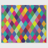 Patroonachtige Mode Kleurrijk - Moderne lenteships Cadeaupapier (Vlak)