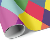 Patroonachtige Mode Kleurrijk - Moderne lenteships Cadeaupapier (Rol Hoek)