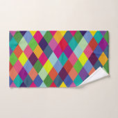 Patroonachtige Mode Kleurrijk - Moderne lenteships Handdoek (Handdoek)