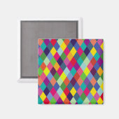 Patroonachtige Mode Kleurrijk - Moderne lenteships Magneet (Voorkant / Achterkant)