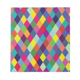 Patroonachtige Mode Kleurrijk - Moderne lenteships Notitieblok