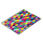 Patroonachtige Mode Kleurrijk - Moderne lenteships Notitieboek (Linkerzijde)