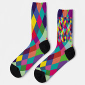 Patroonachtige Mode Kleurrijk - Moderne lenteships Sokken (Links)