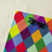 Patroonachtige Mode Kleurrijk - Moderne lenteships Strandlaken (In situ)