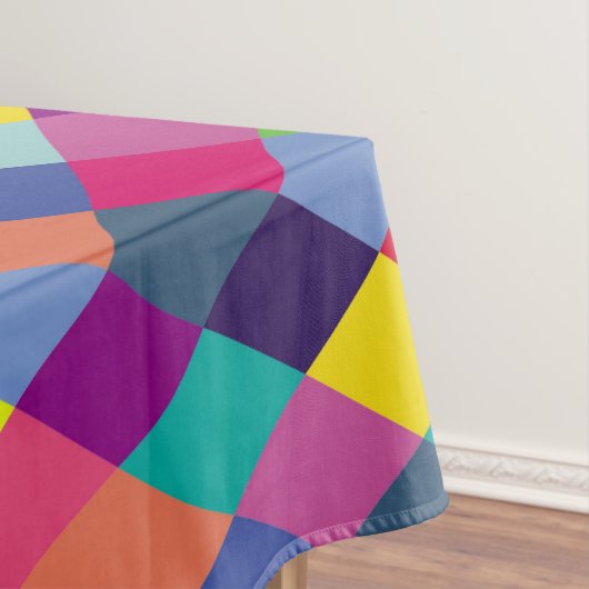 Patroonachtige Mode Kleurrijk - Moderne lenteships Tafelkleed (Voorbeeld)