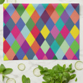 Patroonachtige Mode Kleurrijk - Moderne lenteships Theedoek (Gevouwen)