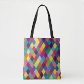 Patroonachtige Mode Kleurrijk - Moderne lenteships Tote Bag (Voorkant)