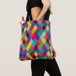 Patroonachtige Mode Kleurrijk - Moderne lenteships Tote Bag