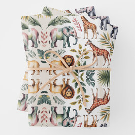 Patroonafbeelding met symmetrische arrangementen inpakpapier vel