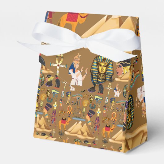 Patroonantensymbool in Egyptisch Hieroglyphic Bedankdoosjes (Voorkant Zijde)