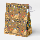 Patroonantensymbool in Egyptisch Hieroglyphic Bedankdoosjes (Achterkant)