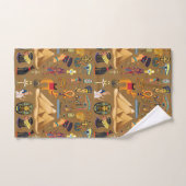 Patroonantensymbool in Egyptisch Hieroglyphic Handdoek (Handdoek)
