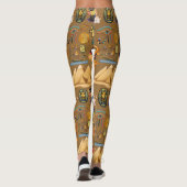 Patroonantensymbool in Egyptisch Hieroglyphic Leggings (Achterkant)