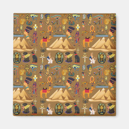 Patroonantensymbool in Egyptisch Hieroglyphic Magneet