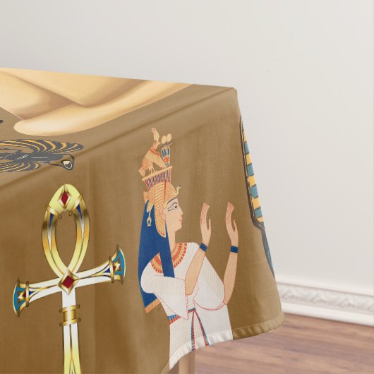 Patroonantensymbool in Egyptisch Hieroglyphic Tafelkleed (Voorbeeld)