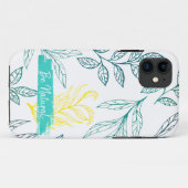 Patroonbladeren foliage iPhone draagtas Case-Mate iPhone Case (Achterkant (horizontaal))