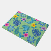 Patroonbloemen kleurrijke verkuiling deurmat (Schuin)