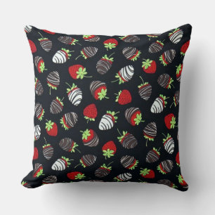 Patroonbuis voor chocolade met aardbeien kussen
