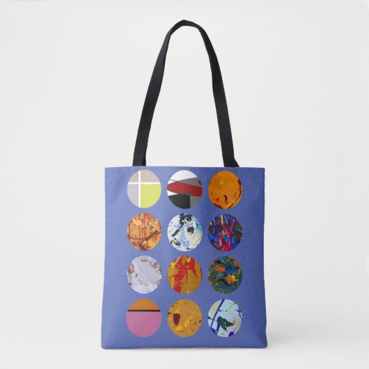 Patrooncirkels ontwerp #3 tote bag (Voorkant)